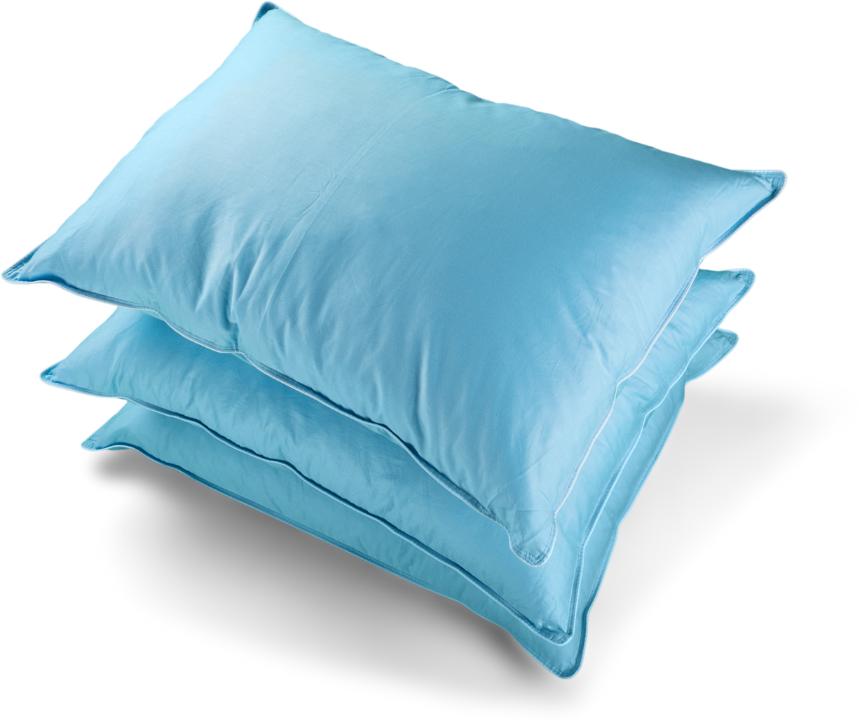 Stack of Blue Pillows